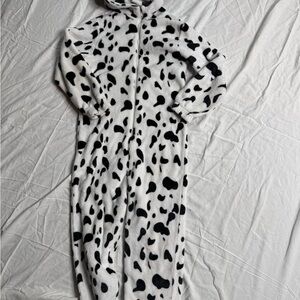 Dalmatian Print Hooded Onesie
